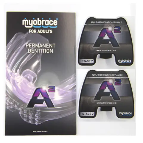 Dental Myobrace A2 Authentic Australian MRC Adult Orthodontic Brace Deep Overlying Malaligned A2 Brace