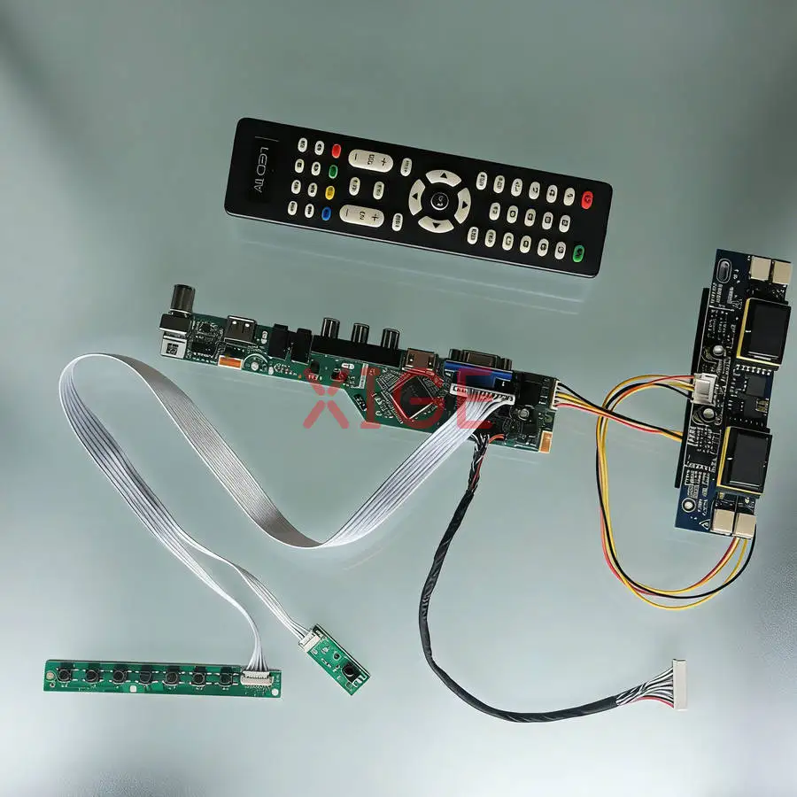 

Drive Controller Board Fit CLAA150XP07FQ HT15X14 CLAA150XP03 M150X3 4-CCFL LVDS 20-Pin 1024x768 HDMI+VGA+AV+USB 1024*768 Kit DIY