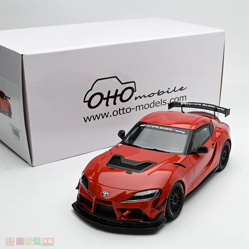 

OTTO 1:18 TOYOTA SUPRA GT4 100 EDITION Модель автомобиля из смолы, игрушка для мальчиков, коллекционное украшение для взрослых.