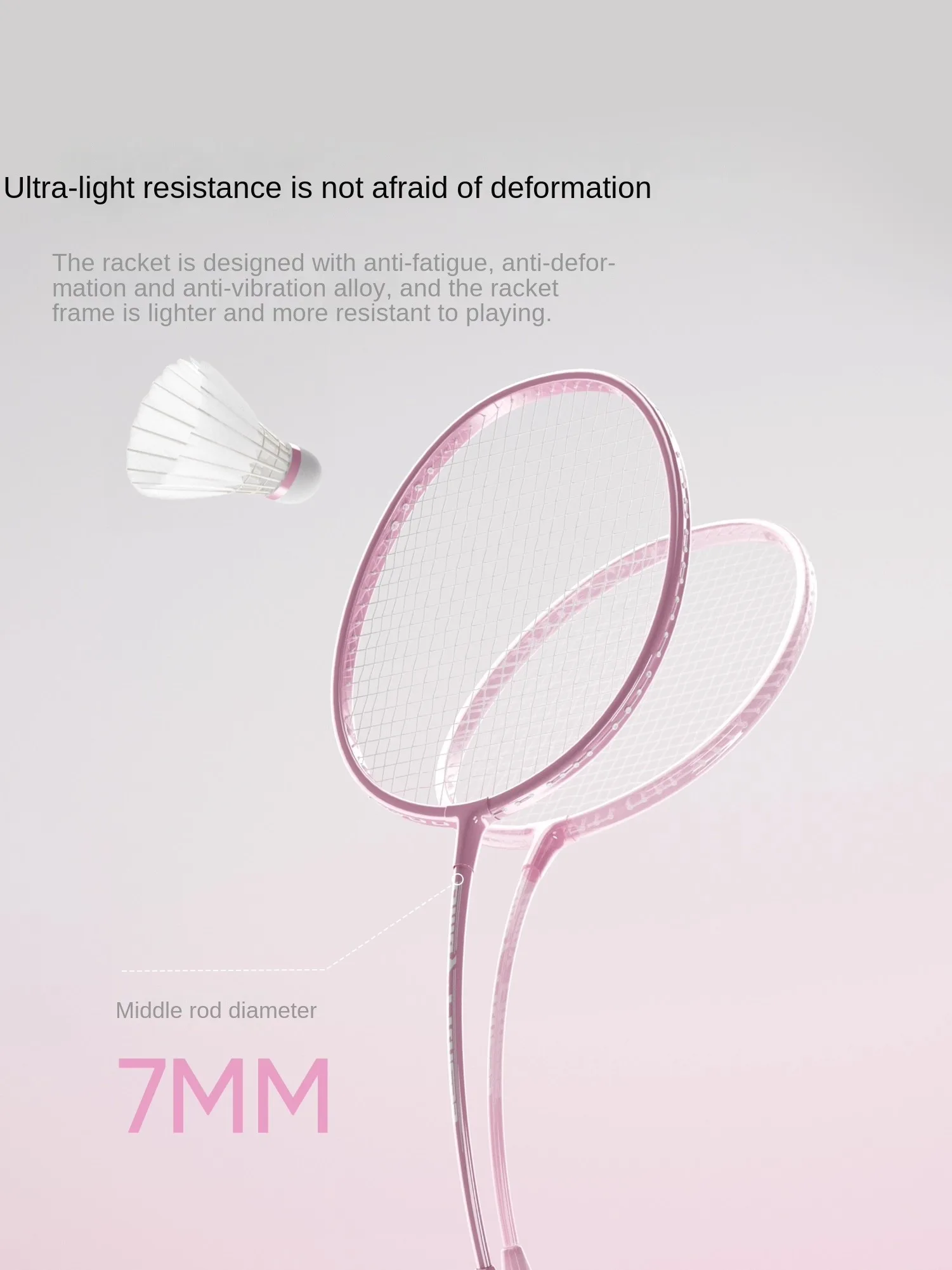 Set Pemula Ujung Ganda Bulu Tangkis Daya Tahan Profesional Serat Karbon