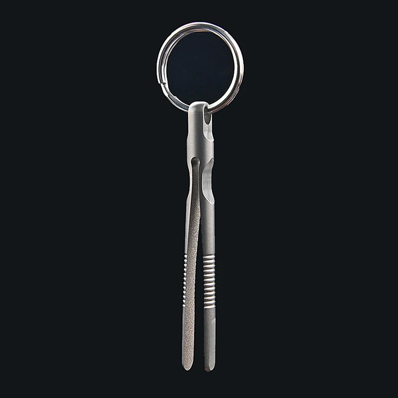 * Mini Titanium Tweezers Small TC4 Titanium Alloy Clip Portable Tweezers Nipper