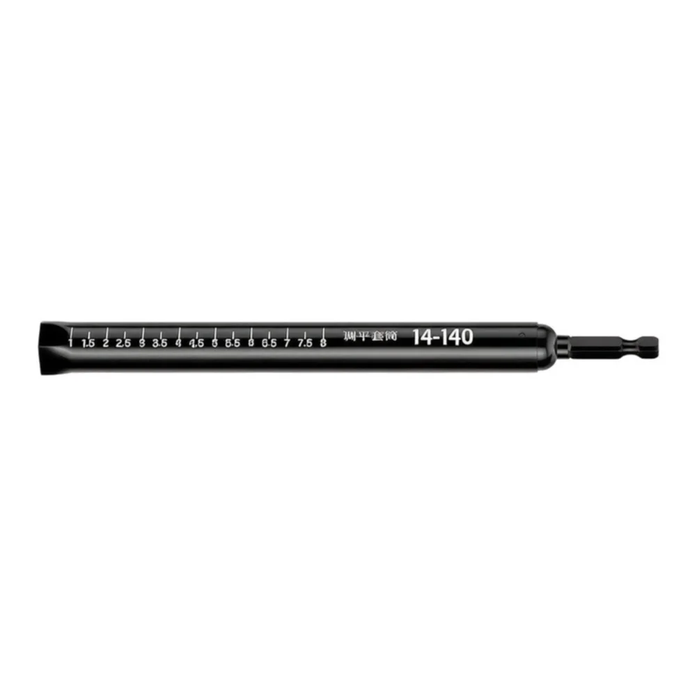 Ceiling Leveling Socket Set Steel Hollow Extension Wrench With Etched Gradation For Drywall Installation And Steel Keel Adjustme