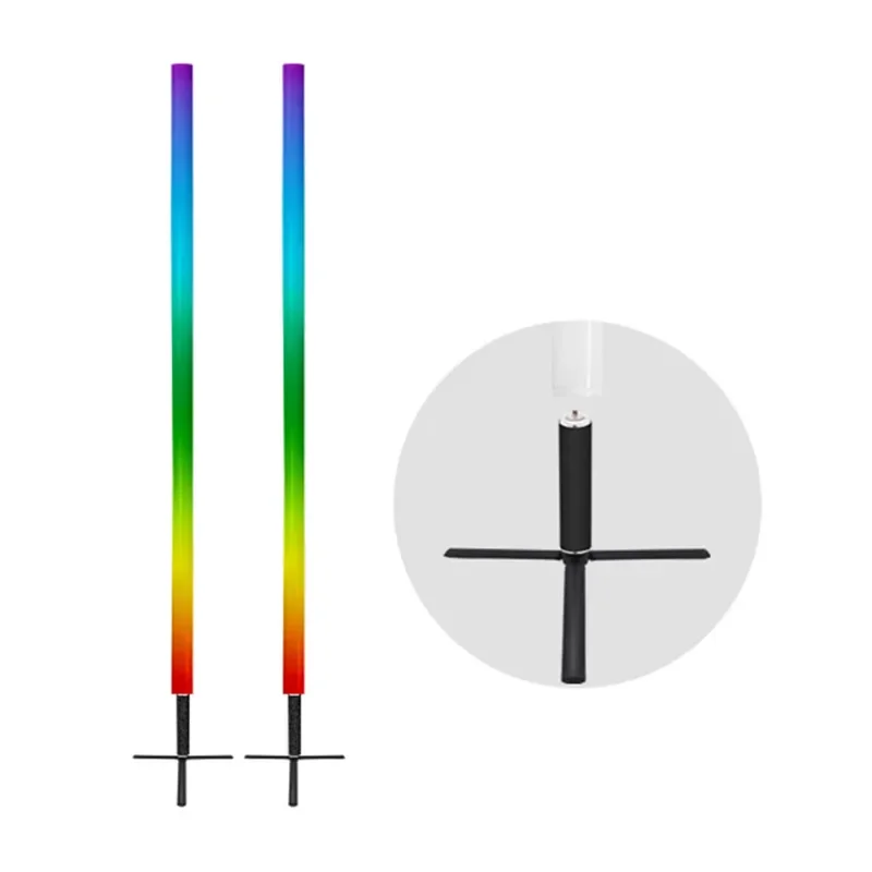 1m RGB Pixel Tube Light 2.4G Wireless APP Control Battery Powered Rainbow Bar for Stage Camping Photography Video Shooting