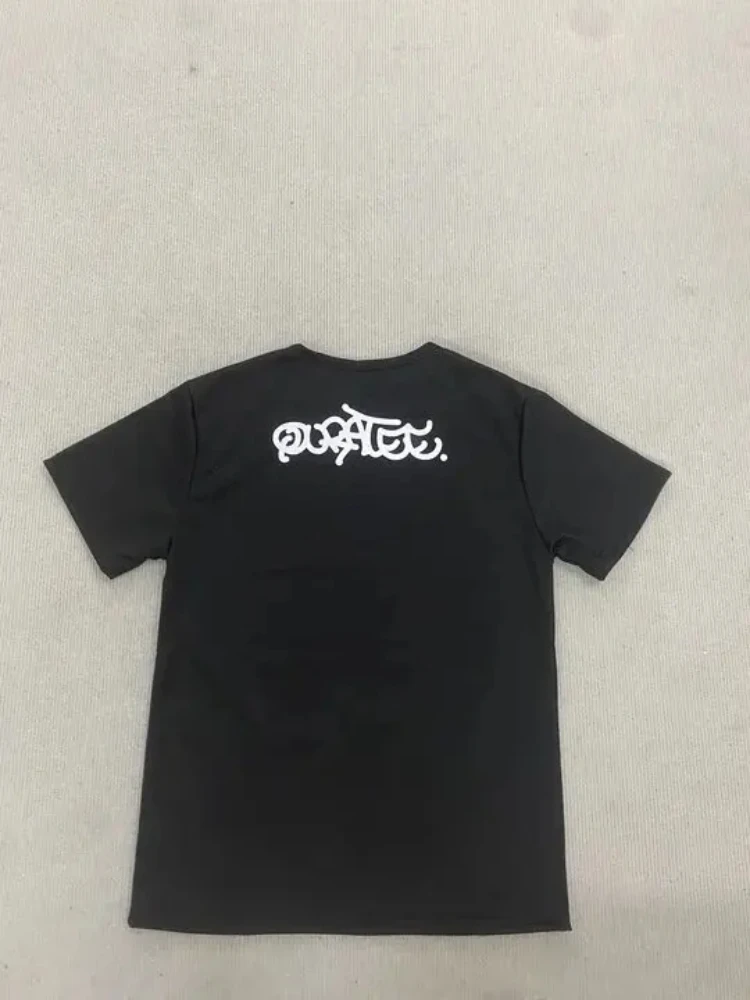 

Европейская и американская мода High Street хип-хоп летняя футболка креативный принт мужской и женский свободный спортивный топ с короткими рукавами