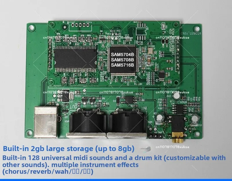 Hardware Source Module 128 Sounds + 61 Drum Set Sounds NAND5704B