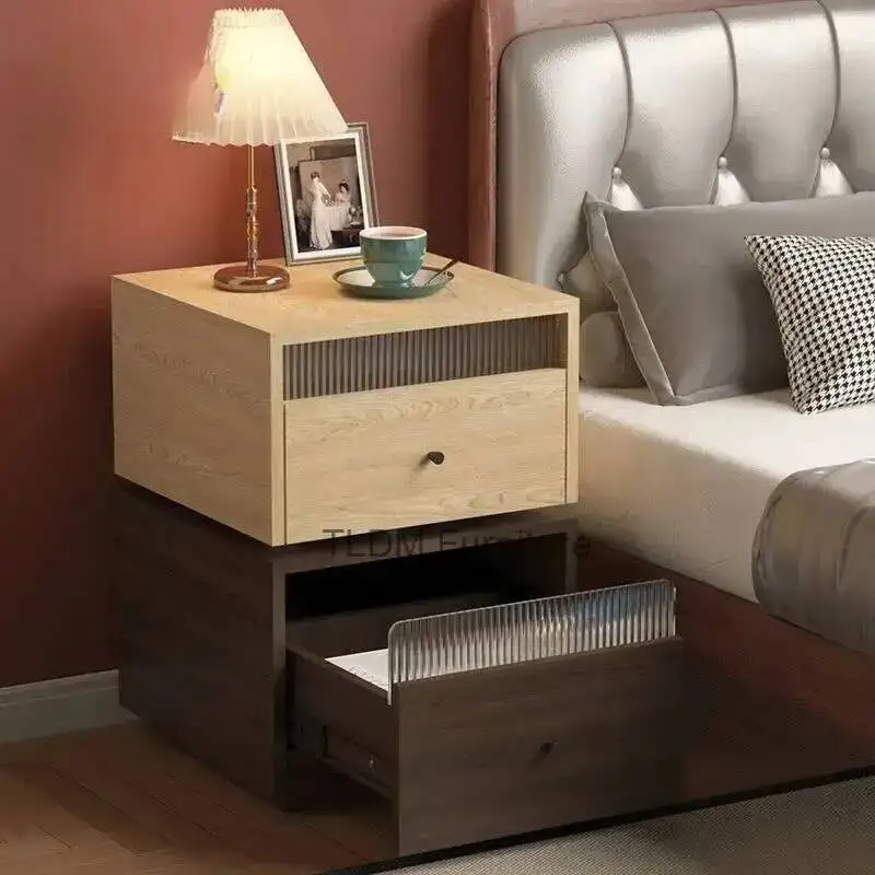 Side Cabinets Storage Cabinet Multifunctional Stacking Rotating Bedside Tables Home Bedroom Bedside Cabinet Creative Rack