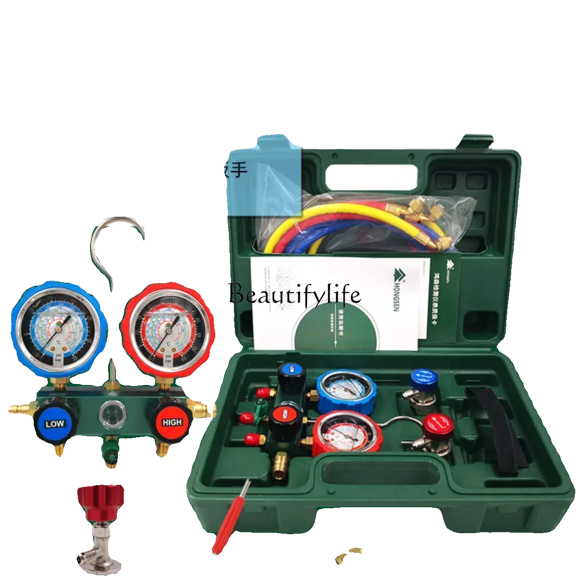 

Air conditioner fluoride meter Automotive fluoride double meter 22R134R410 Snow refrigerant