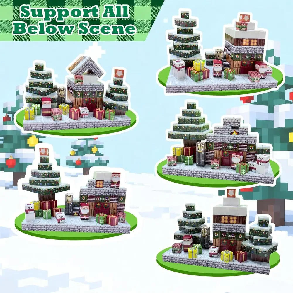 300-częściowy magnetyczny zestaw do budowania - edukacyjne zabawki STEM dla dzieci od 3 lat, idealne na Boże Narodzenie i urodziny