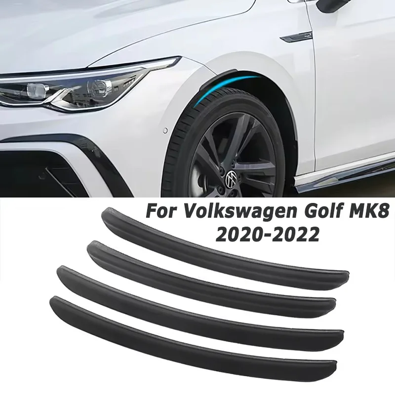 

Car Wheel Arch Moulds Trim for Volkswagen VW Golf MK8 2020-2022 Eyebrow Mud Flaps Side Fender AftermarketCar Accessories