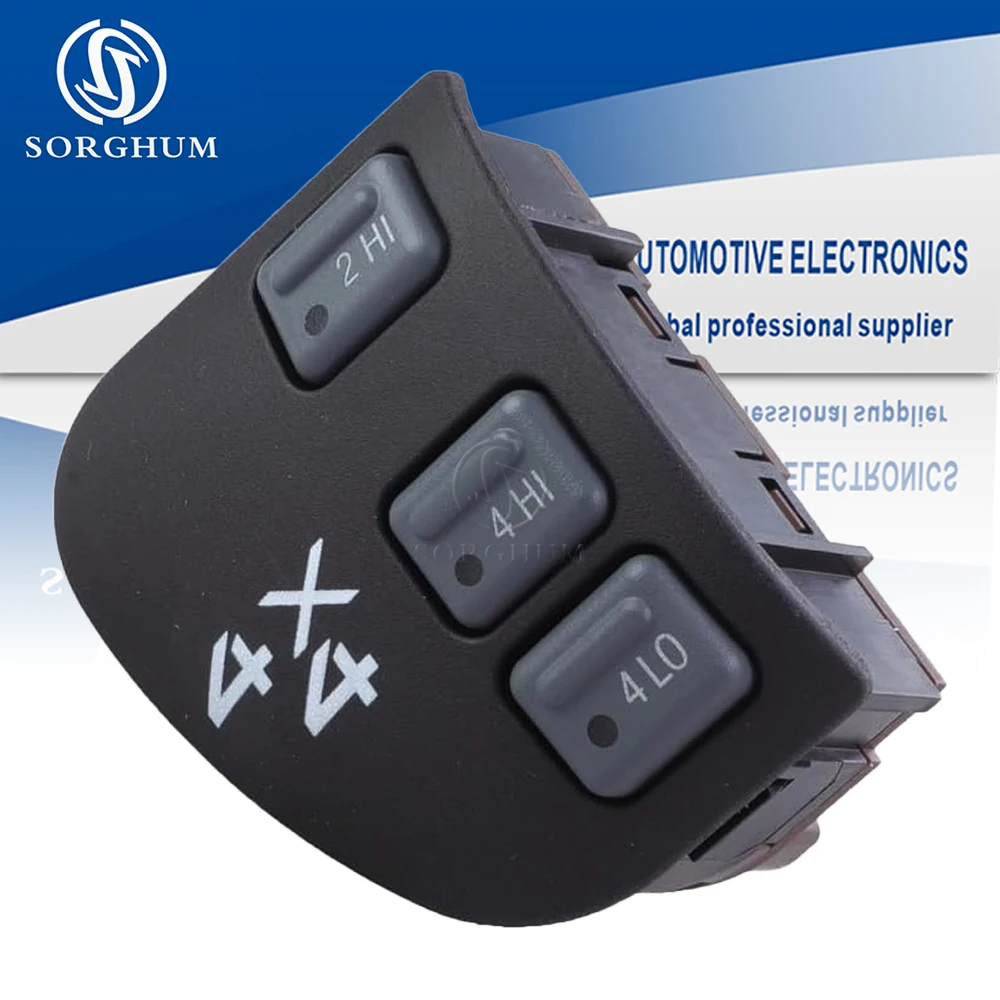 4X4 4WD Transfer Case Switch Button For Chevy Chevrolet S10 Silverado Blazer GMC Sonoma Jimmy 15037124 SW2171 901-061 19244091