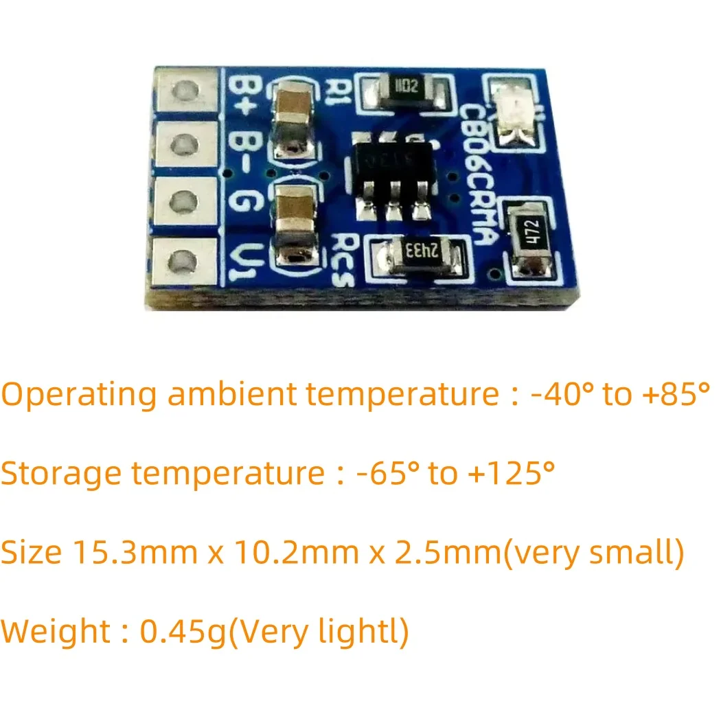 CB06CRMA 3V 3.6V NI-MH Ni-CD Li-ion Polymer Coin Cell Rechargeable lithium battery Charger ​