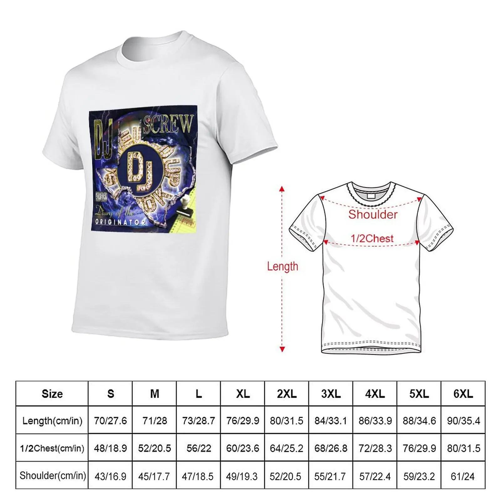 Dj Screw T-Shirt t shirt man plain printed t shirts for man T-Shirt