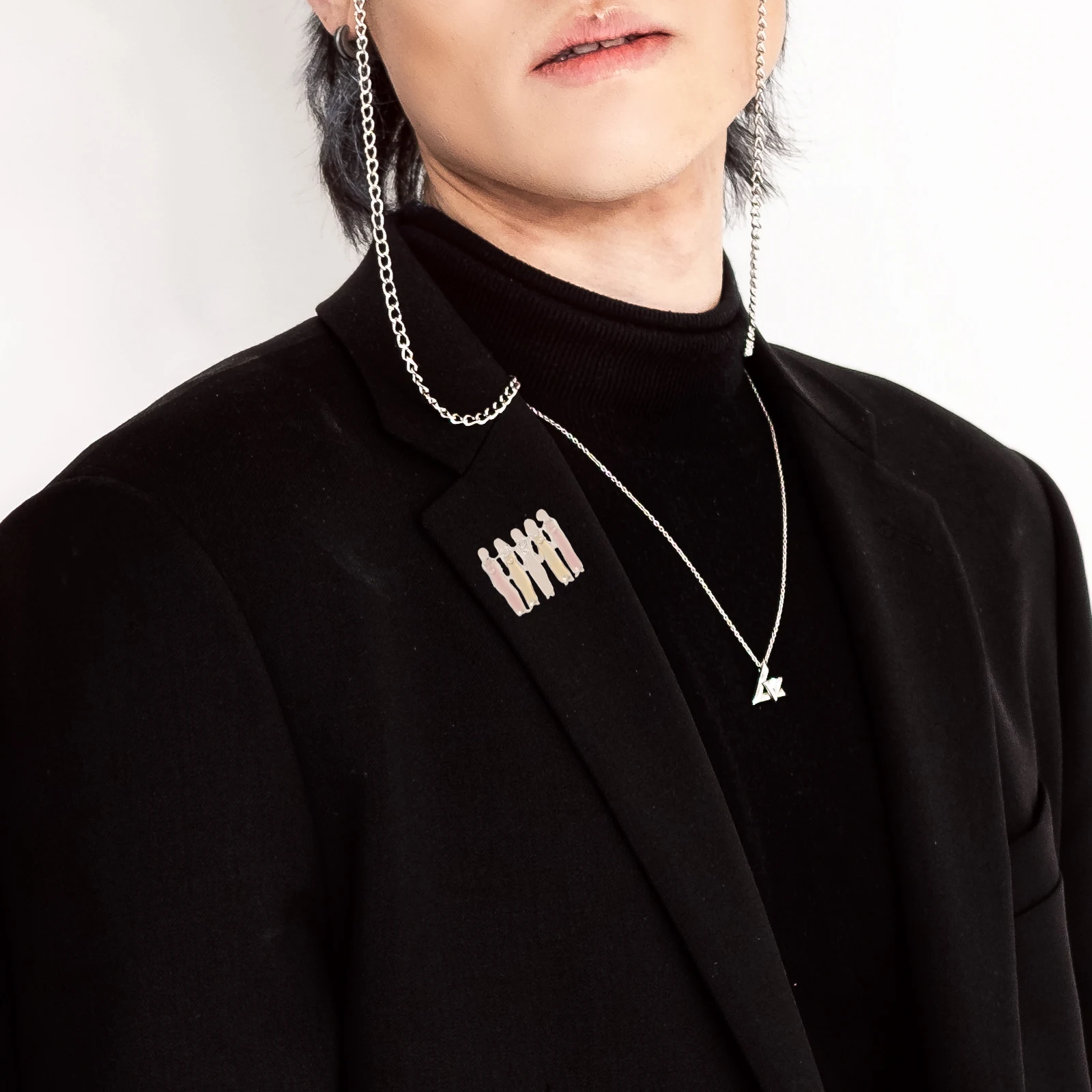 

Colorful Sister Brooch Alloy Painted Pin Sweater Breastpins Clips Random Color Beautiful Gift Brooch