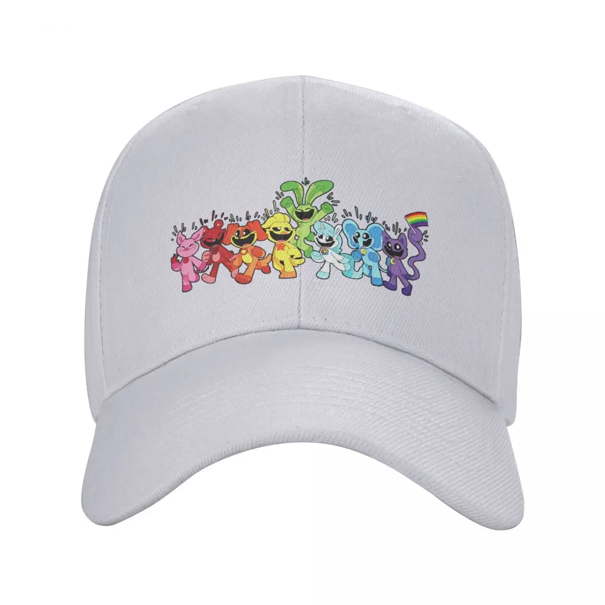 Sombreros de diseño de orgullo de Critters sonrientes para hombres y mujeres, gorras de béisbol curvadas, Snapback, sombrero de papá, sombrero de camionero, gorra deportiva ajustable, nuevo