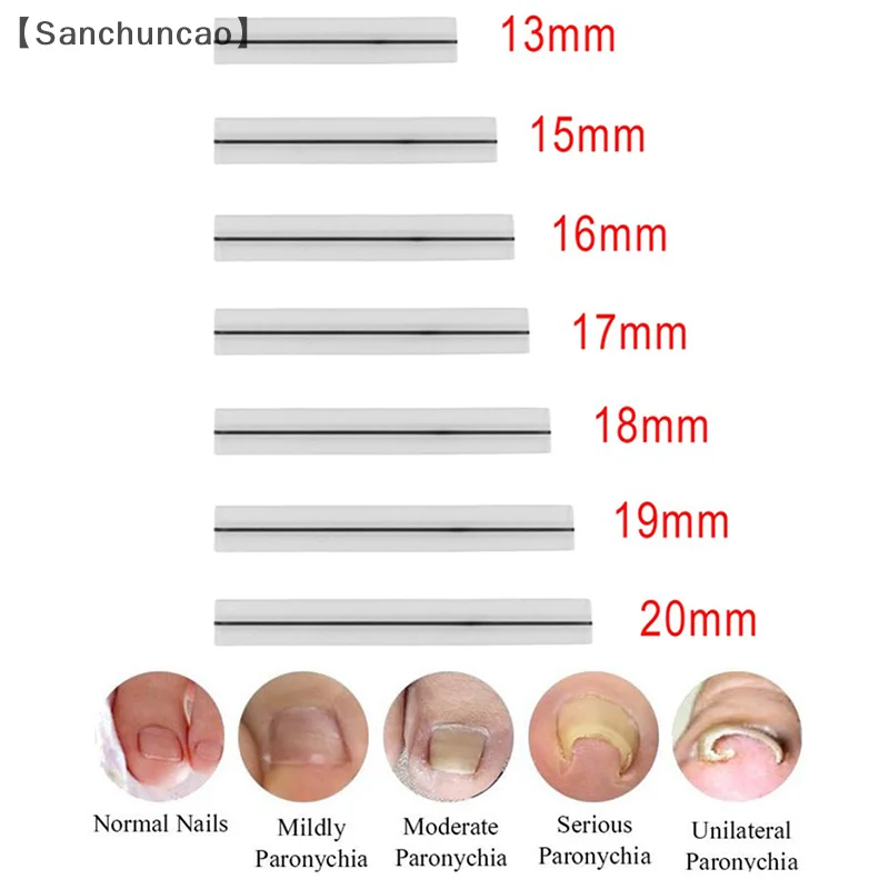 Narzędzie do korekcji wrastających paznokci Klips do prostowania Orteza Wrastający palec u nogi Leczenie paznokci Elastyczna naszywka Narzędzie do pedicure
