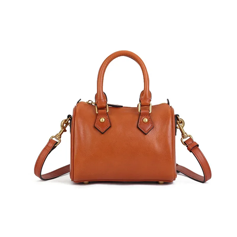 New Boston Genuine Leather Women's Bag, Mini Shoulder and Crossbody Bag