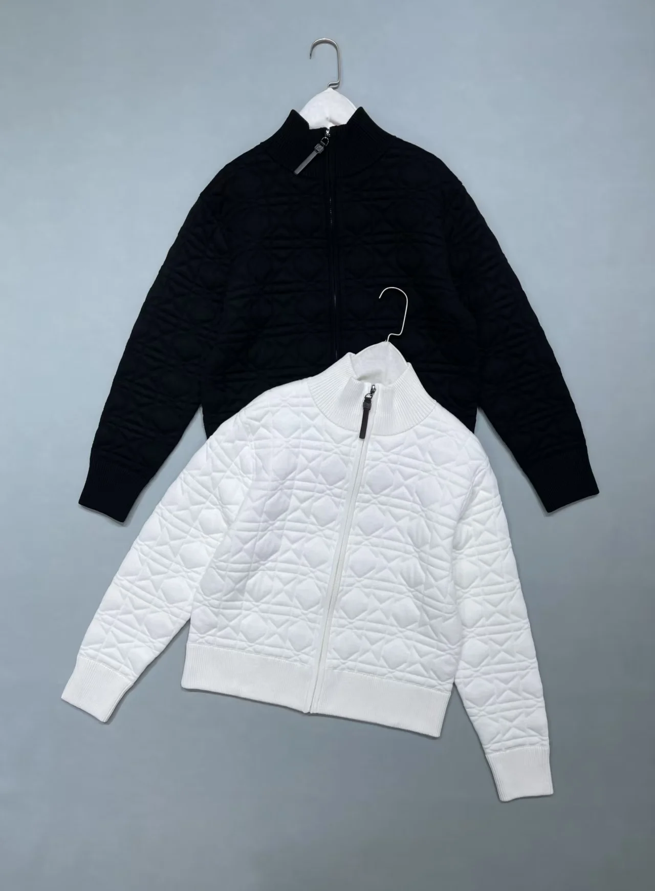 

Women's Winter High-end Wool Knitted Cardigan Stand Collar Jacket