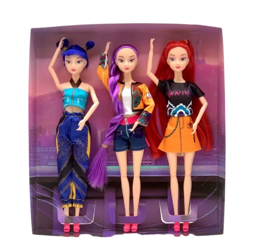 #NEW Doll Toys Kpop Demon Hunters Action Figure Toy Rumi Mira Zoey Beautiful Princess Baby Girl Dolls Plastic DIY Toy for Girls