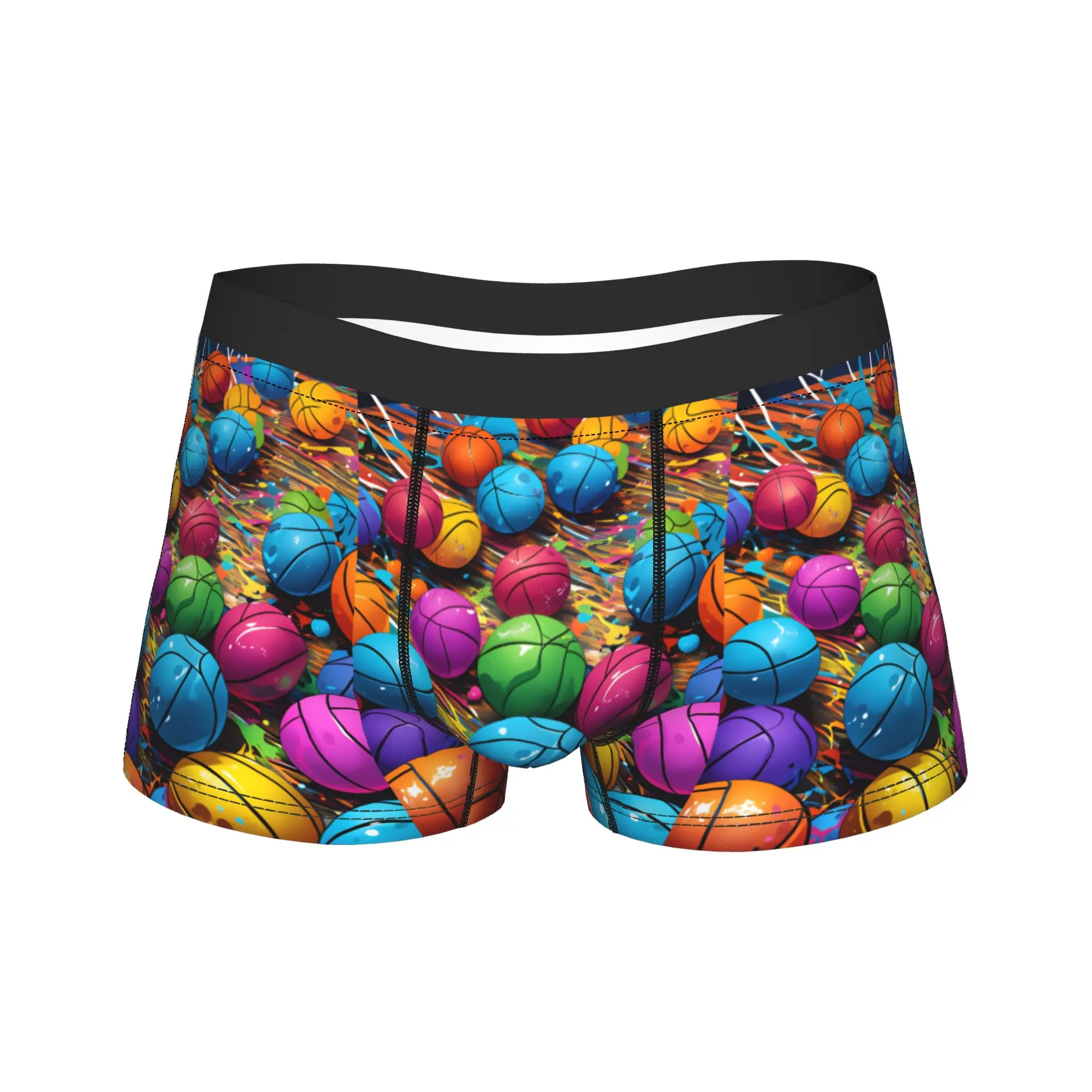 Bingo Balls Underwear  Males Underpants Design Soft Trend Boxershorts Trenky Shorts Briefs Big Size 2XL