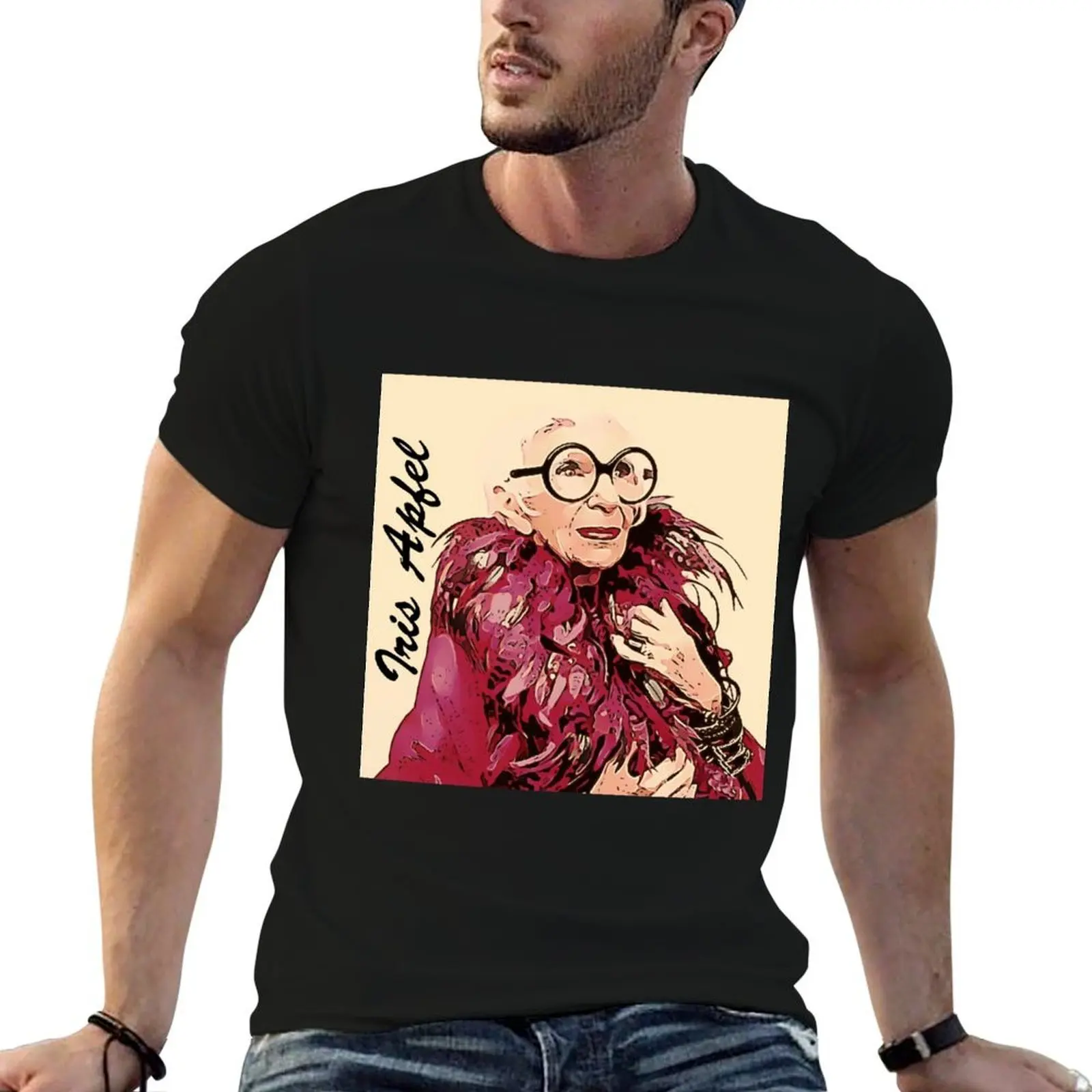 

Iris Apfel T-Shirt man t shirts cotton anime t shirts oversize t shirt personalised T-shirt