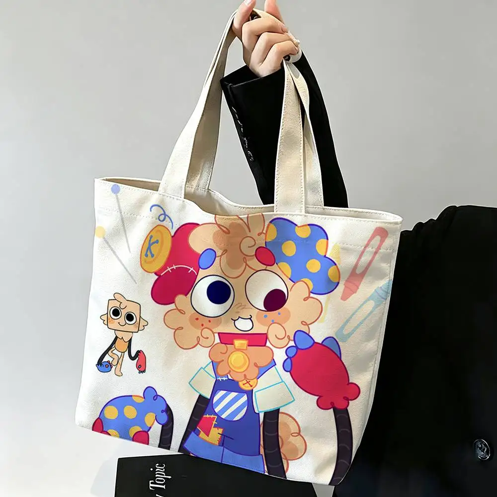 D-Dandys World Goob Printed Canvas Tote Bag Shoulder Bag Commuter Mommy Shopping Bag