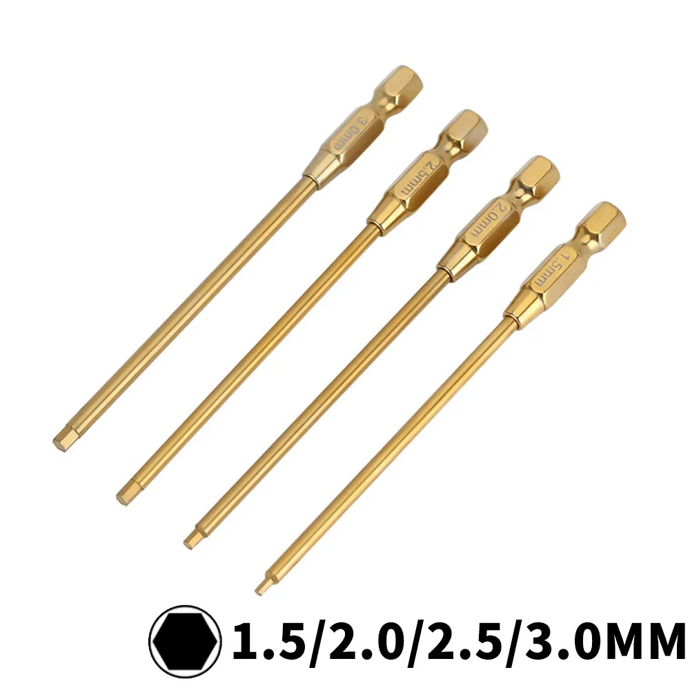 RC-Modellauto-Teile, Umbau- und Upgrade-Zubehör, Metall, 1,5 2,0 2,5 3,0 Elektrischer Schraubendreher-Bit, Sechskant-Kernwerkzeug – Detail 8