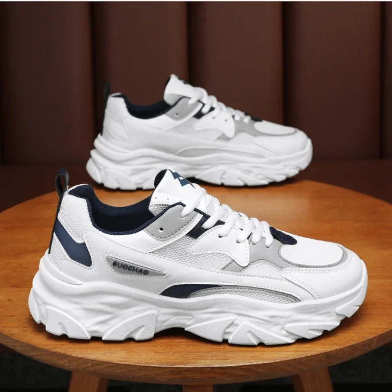 All-match Men's Casual Shoes Fashion Men's Sneakers Breathable Wear-resistant Male Platform Shoes Comfort Running Shoes for Men