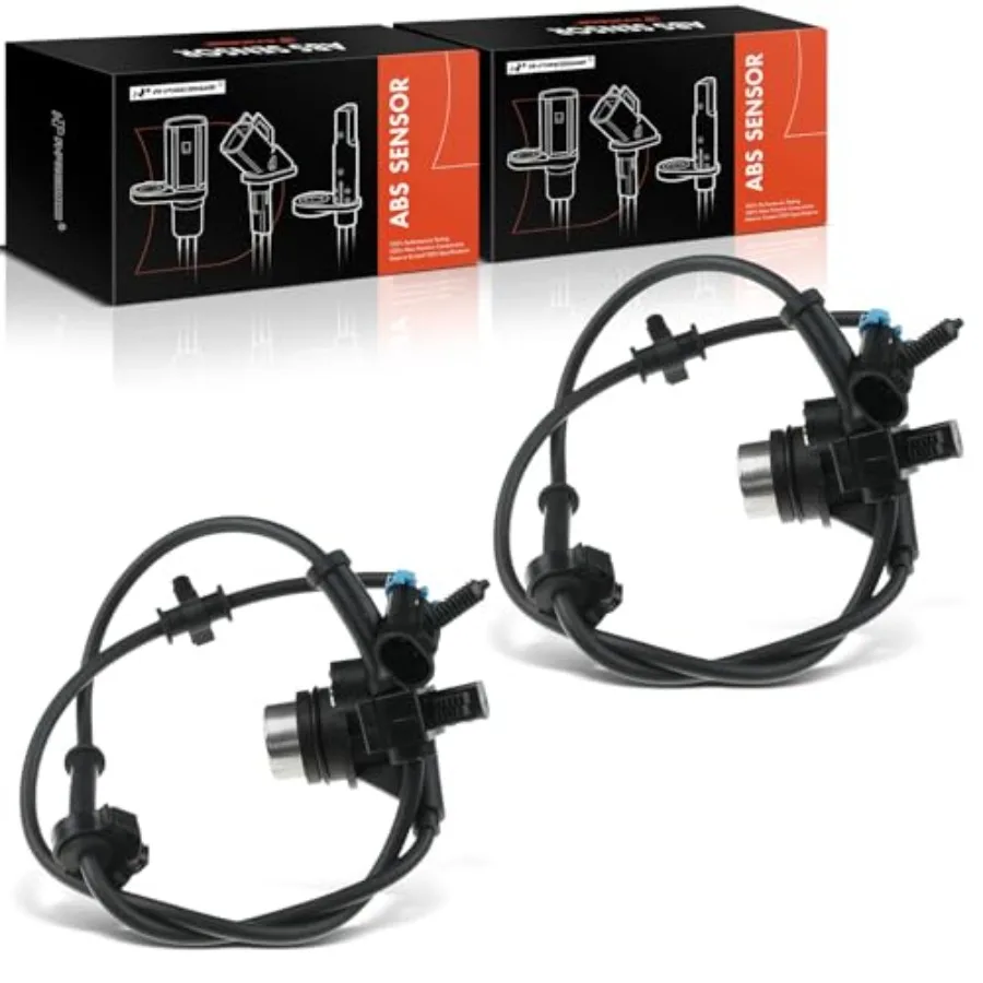 

2PCS Rear ABS Wheel Speed Sensor Compatible with Cadillac Escalade ESV EXT Chevrolet Avalanche 1500 2500 Suburban 1500 Tahoe GM