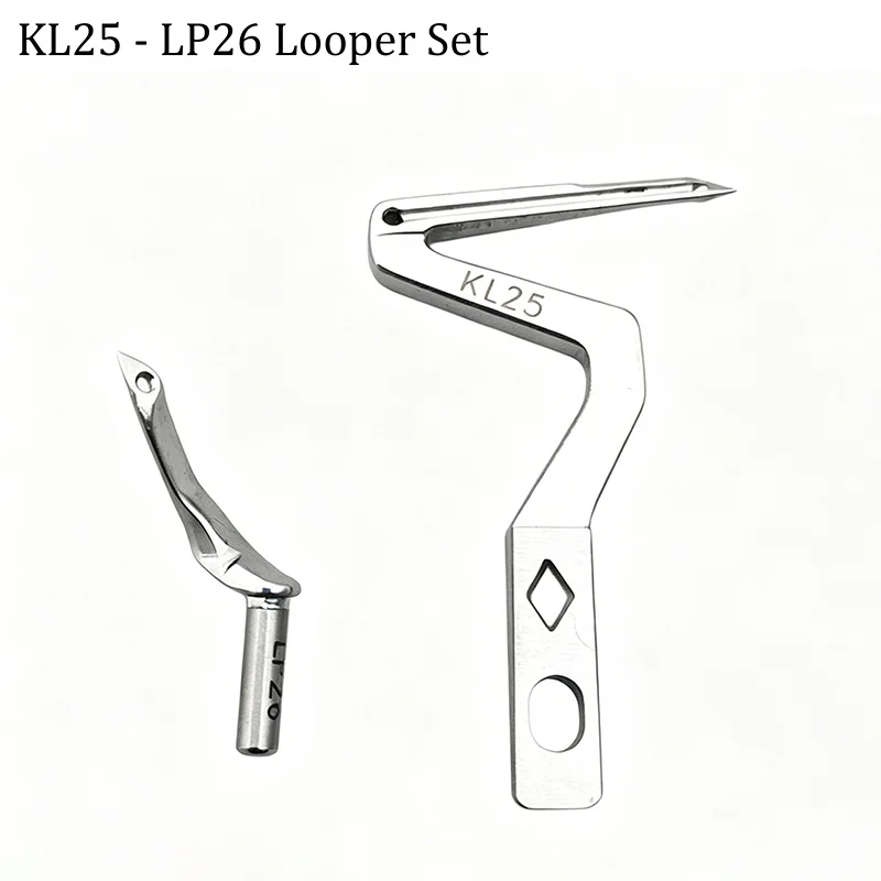 Conjunto de Loops Superior e Inferior KL25+LP26 para Máquinas de Costura Overlock Industriais Siruba 737 747 757, Jack JK-795 E3 804