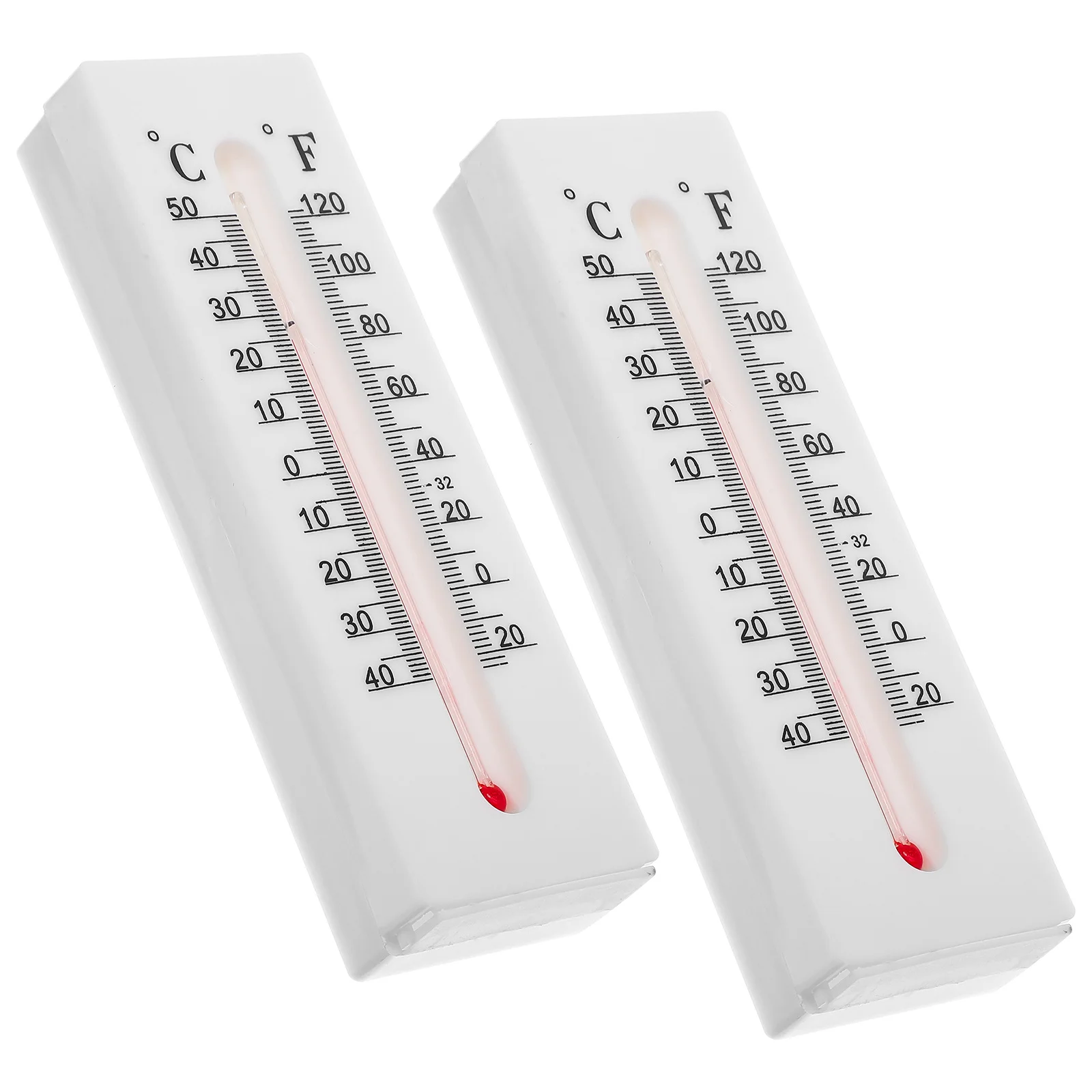 2 قطعة ميزان الحرارة الخارجي المزخرف صندوق تخزين مخفي سعة كبيرة غطاء منزلق مانعة لتسرب الماء من البلاستيك على الحائط آمن