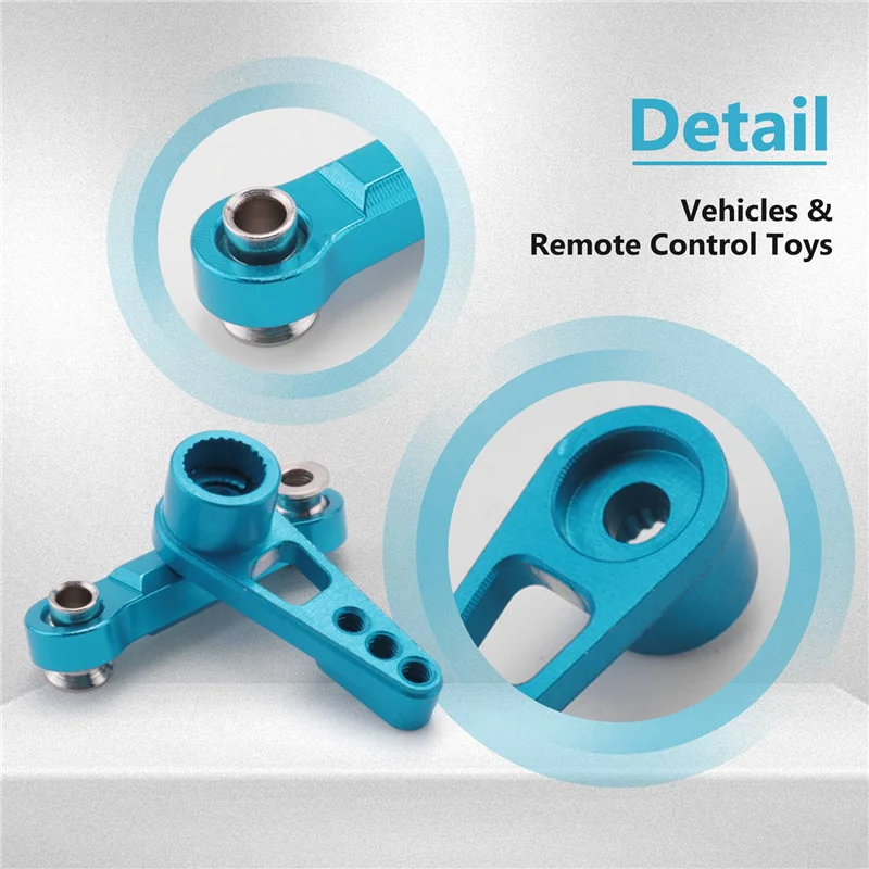 A45F - Części zamienne do samochodów RC Wltoys 1/18 K929 A959 A969 A979 K929 A959-B, metalowe serwo kierownicze 25T + metalowe serwo sterujące