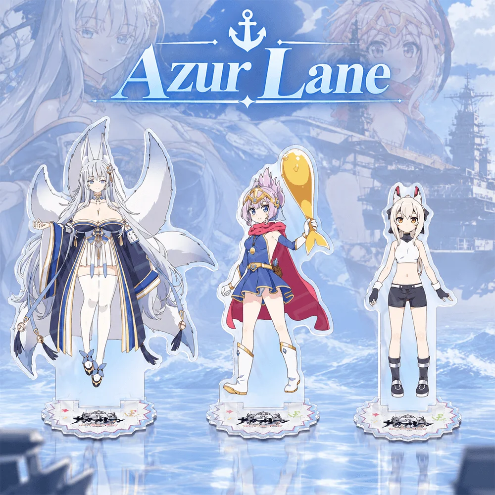 Azur Lane Shinano 15cm Acrylic Stand Keychain Anime Figure Desk Decor Toy Model Game Peripheral Collectible Fan Gift