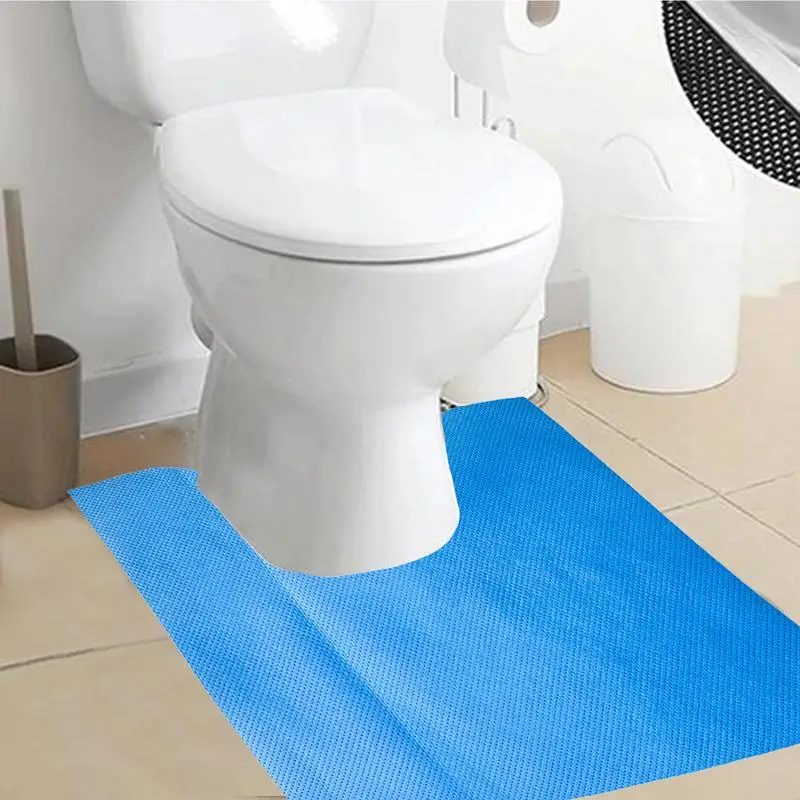 Contour Bath Rugs For Toilet 10 Pieces Toilet Mat U Shape Washable Bath Mat Absorbent Non Slip Bath Mat For Home Travel Hotels