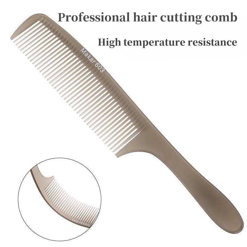 Pettine per lo Styling dei capelli da uomo Set parrucchiere pettine antistatico per il taglio dei capelli pettine per rifinitura da donna barbiere strumenti per accessori specifici