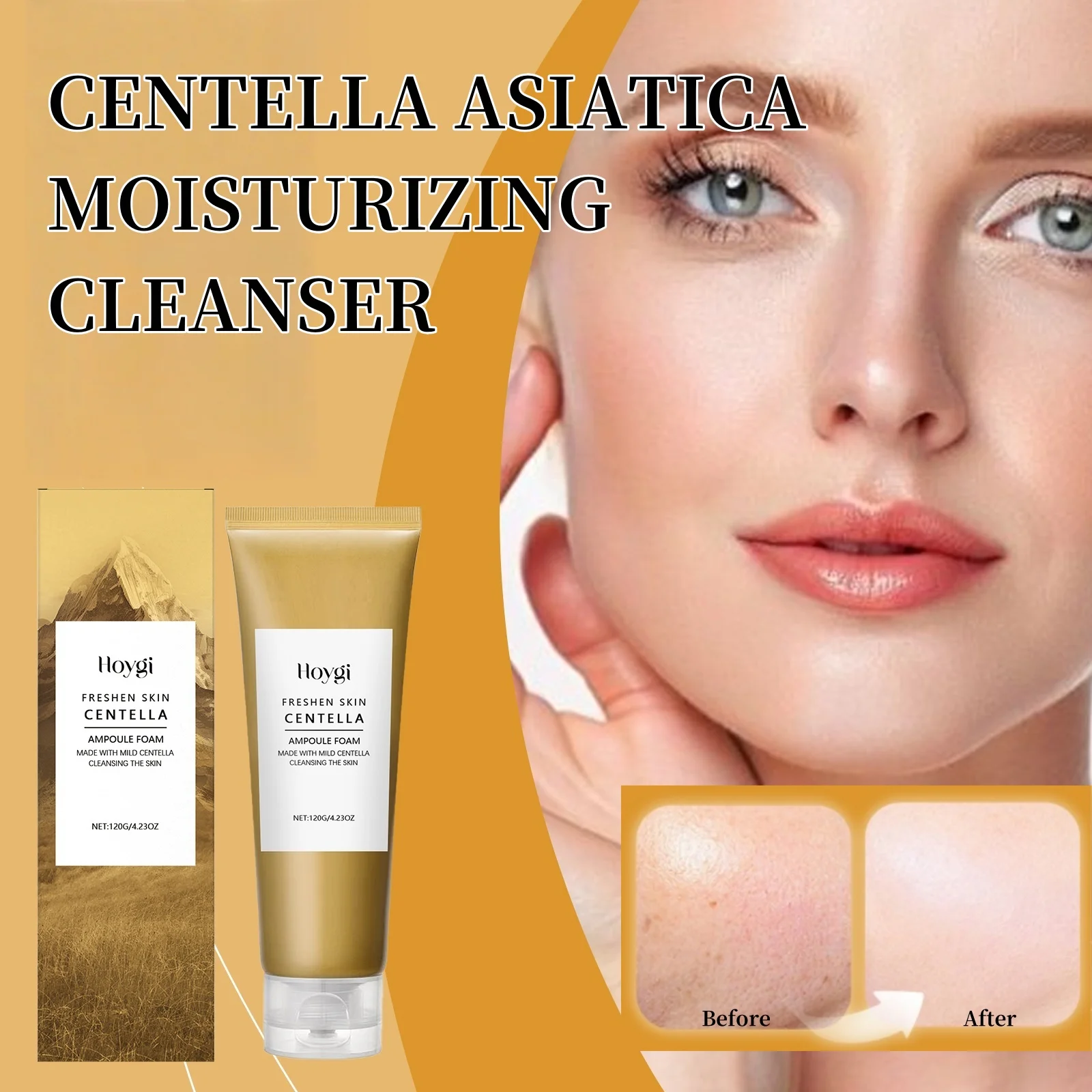 Centella Asiatica Moisturizing Cleanser Gentle Cleansing Delicate Pores Refreshing Cleansing Hydrating Cleansing Care Products