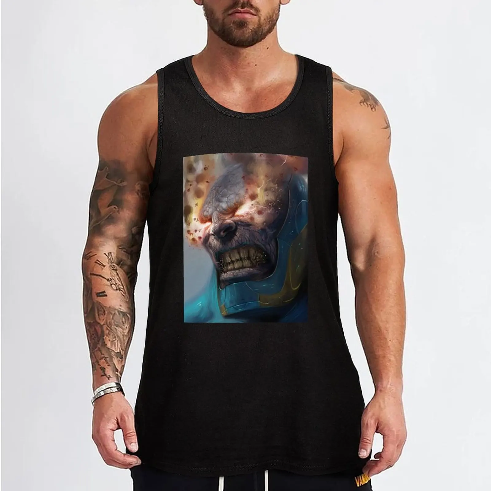 DARKSEID Tank Top Japanese t-shirt Men's t-shirts