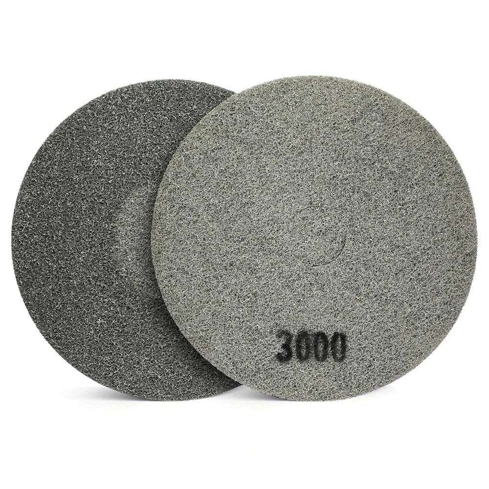 

17 inch 430mm No Hole Fiber Grinding Pad Sponge Polishing Pad Diamond Polishing Wheel For Floor Cleaning Stone Marble Granite