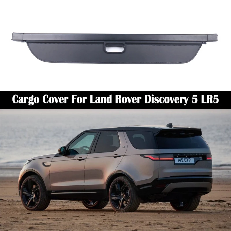 

Trunk Cargo Cover For Land Rover Discovery 5 LR5 2017-2022 Security Shield Rear Luggage Curtain Partition Privacy Car Accessorie