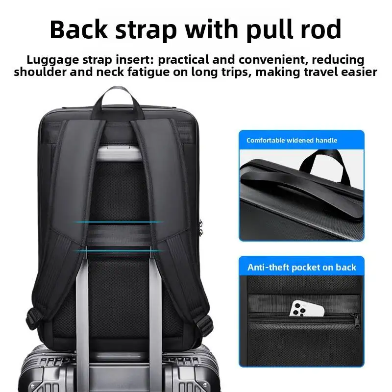 for Man Travel Digital Backpack 16 inch Business Anti theft Laptop Backpack EVA hard shell USB charg Waterproof Backpack