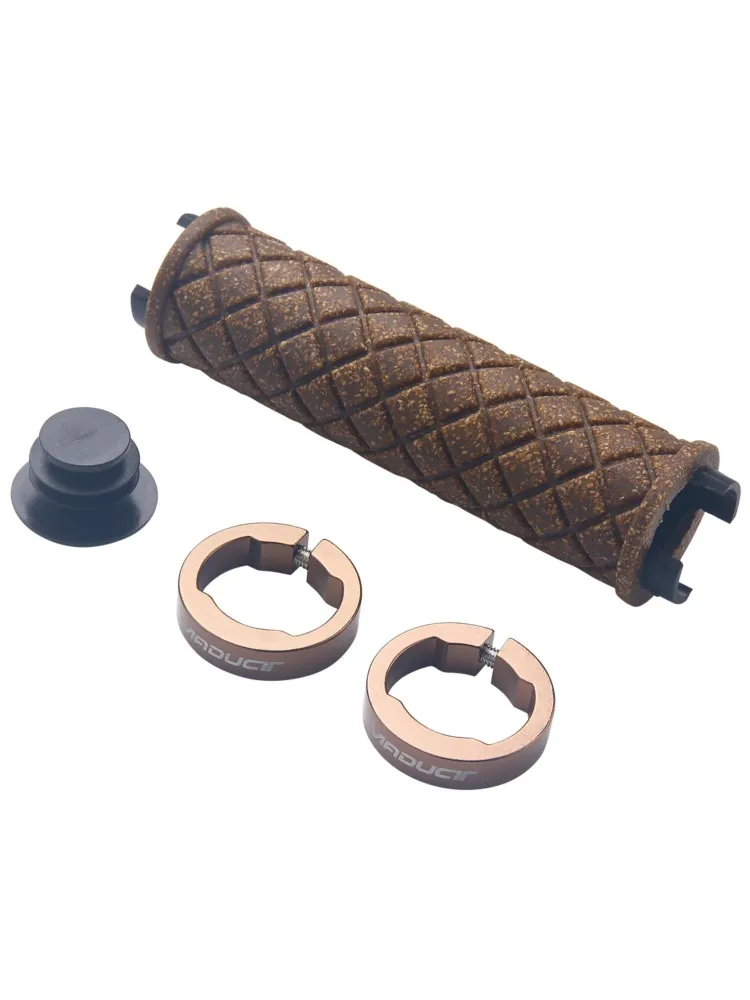 AliExpress NONE Bicycle Handlebar Grips Eco-Friendly Wood Fiber Rubber for Road Mountain Folding Bike Cycling Anti-Slip Durable Comfortable