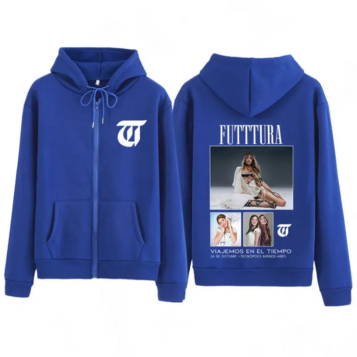 المغني تيني ستويسل فوديرا ألبوم 2025 جولة قلنسوة بسحاب الرجال النساء الجمالية العصرية بلوزات الشتاء الصوف سترات رجالي #5