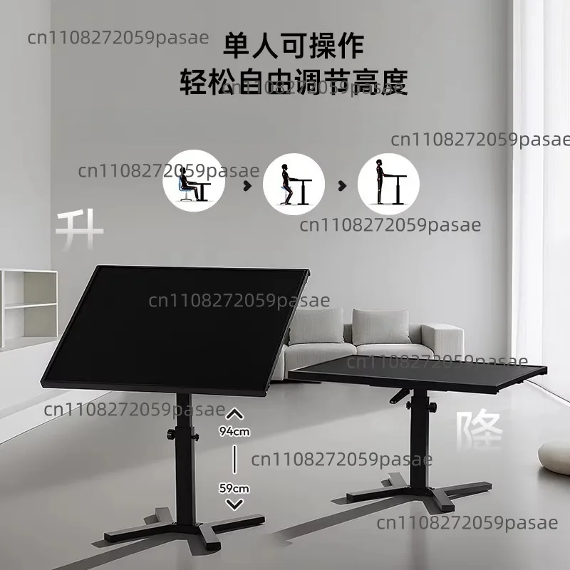 2000 Pieces Puzzle Table, Adjustable Metal Table with Drawers and Ergonomic Cover