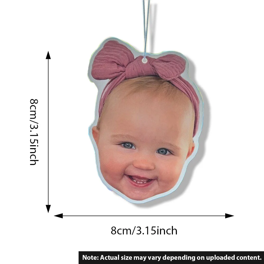 1 Buah Gantungan Mobil PMMA Kustom - Gambar Kustom Yang Dipersonalisasi, DIY, Terukir Laser, Aksesori Mobil Penggunaan Sehari-hari Ideal & Hadiah Manis untuk Pe