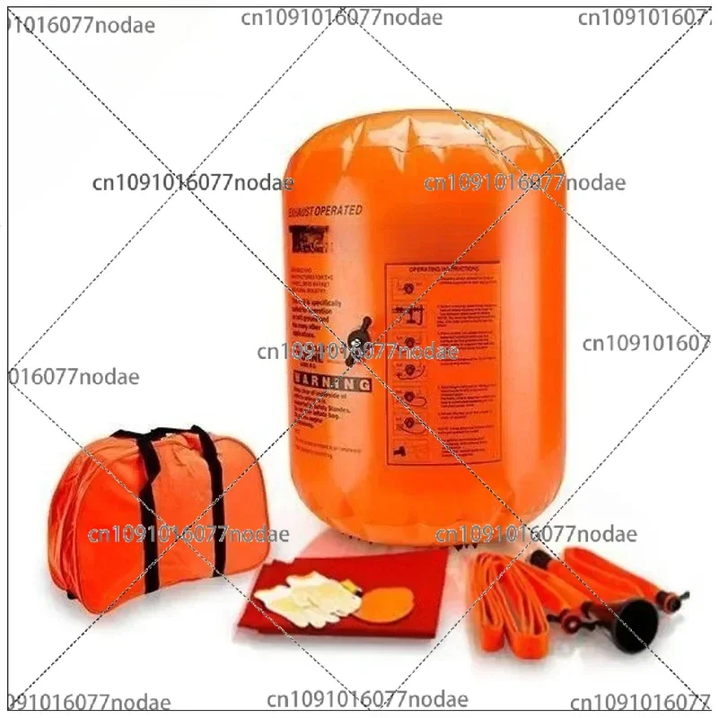 For 4 Ton Easy Lift Air Jack Exhaust Pneumatic  Multi-layer Off-road 4x4 Car Rescue Tool Car Lift Dual Inflatable Car Air