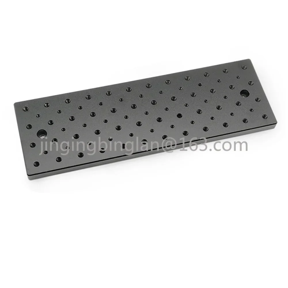 Optical Flat Plate Optical Experimental Breadboard Hard Aluminum Honeycomb Vibration Isolation Working Platform 300x100x12MM