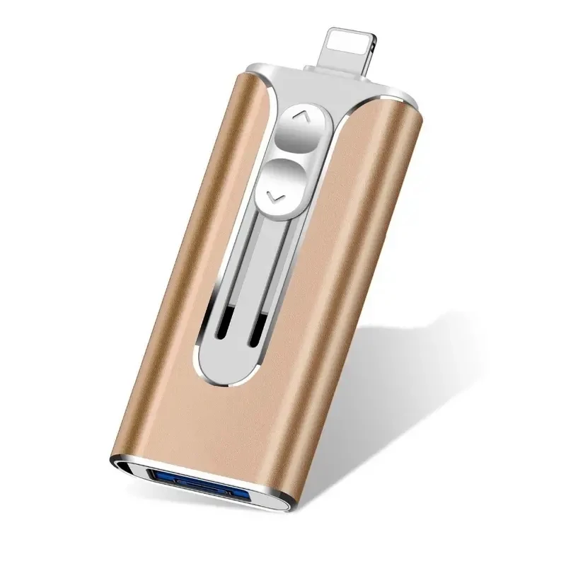 unidad-flash-para-iphone-y-tipo-c-otg-usb-30-memoria-usb-4-en-1-memoria-ultra-rapida-pen-drive-de-64gb-128gb-256gb