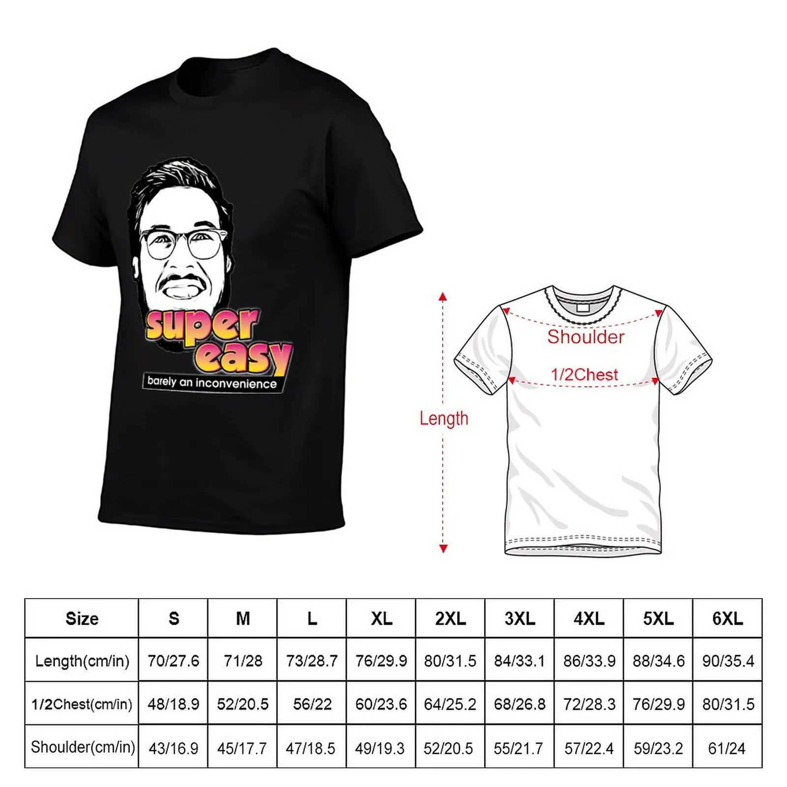 Pitch Meeting - Super easy barely an inconvenience T-Shirt man t shirt cotton anime tshirt essential t shirt T-shirt