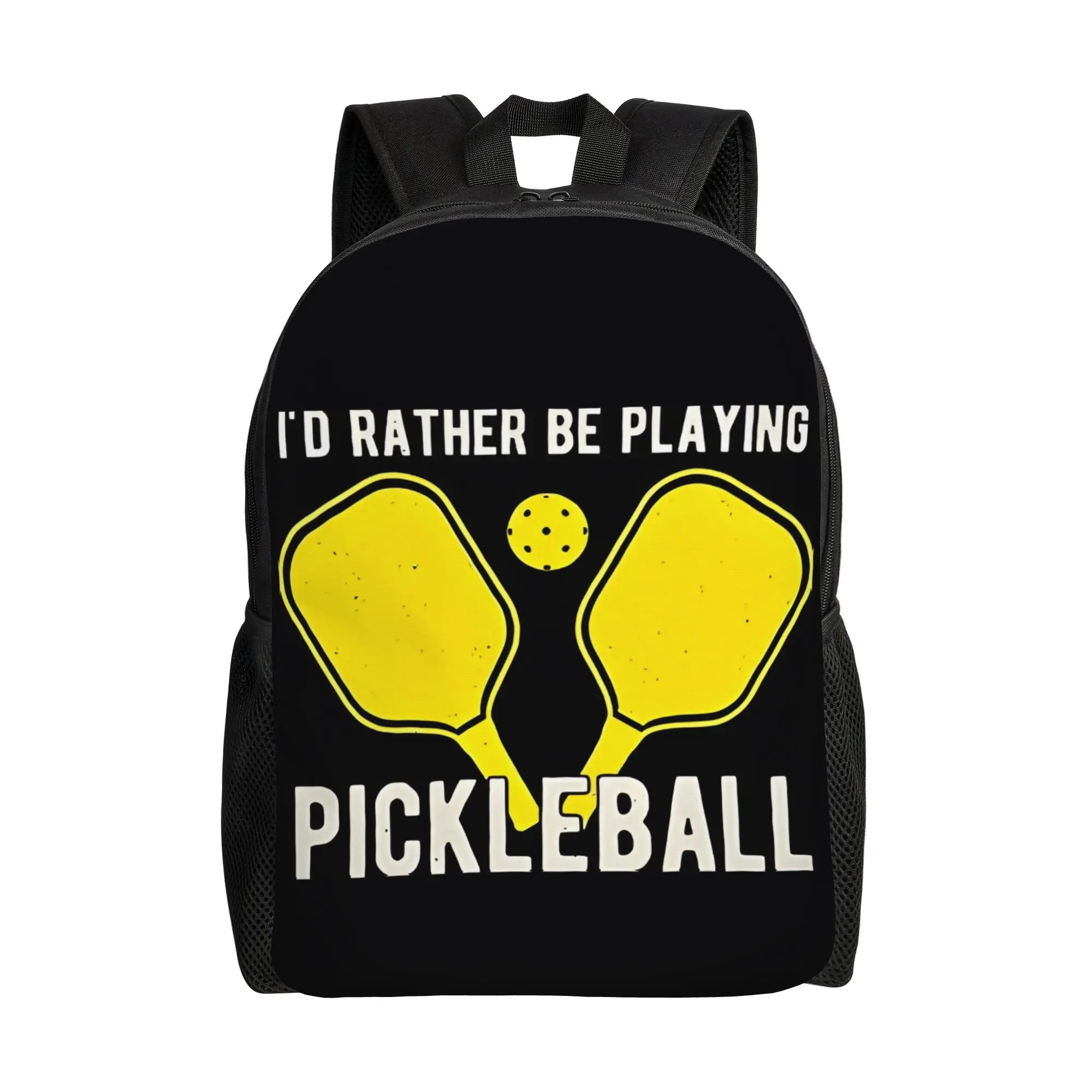 

Back to school season Solid Pickleball Knapsack Pickleball College Student Laptop Bag Backpack