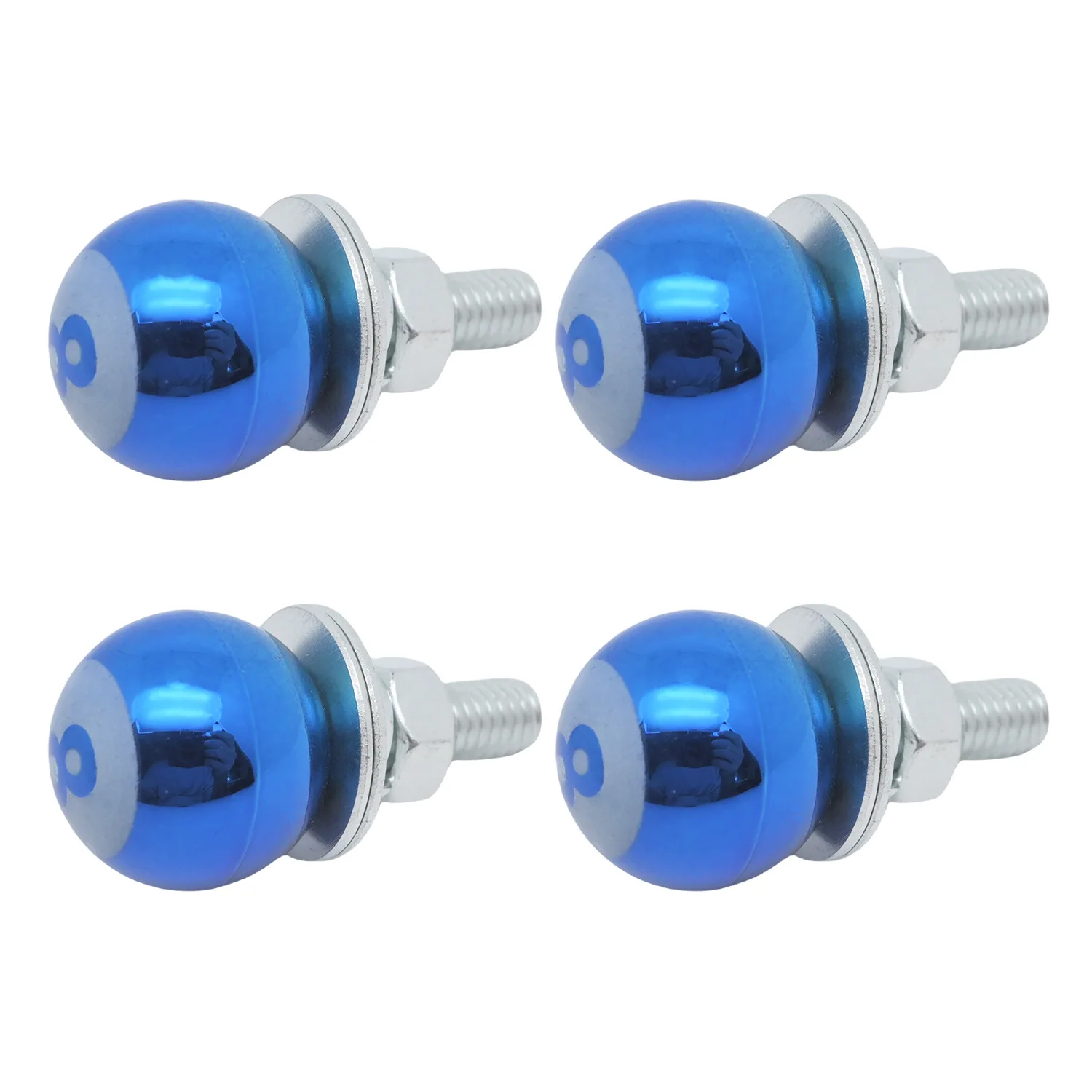 Modified License Plate Holder Screw Round Head Billiards 8 License Plate Holder Screw Decorative Screw Used for Modifying Licens