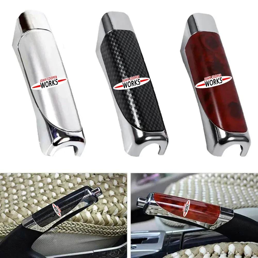 

Car Carbon Fiber Handbrake Grips Protection Anti-slip Cover Car Accessories for Mini Works Cooper S R55 R56 R50 R53 R60 F55 F56